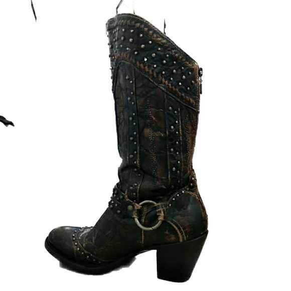 Dan Post Sexy Back boots size 9 - Picture 11 of 15